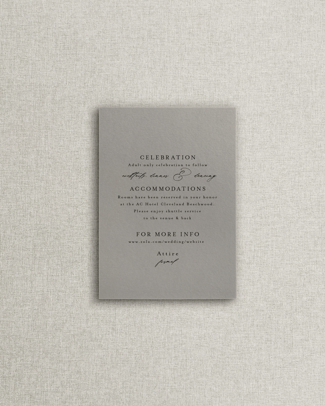 The Emily Details Card