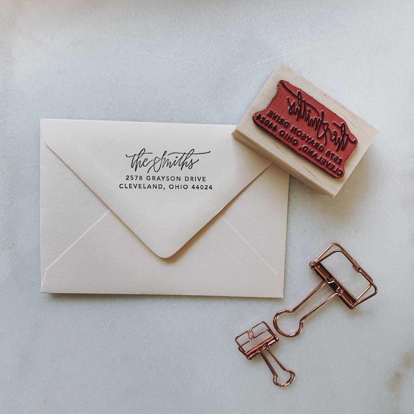 Personalized Return Address Stamp